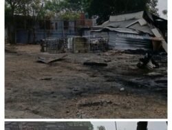 Rumah Ludes Terbakar, Diduga Akibat Gudang Minyak Ilegal di Teluk Betung