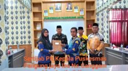 Dinkes Mesuji Gelar Sertijab Kepala Puskesmas di Dua Lokasi